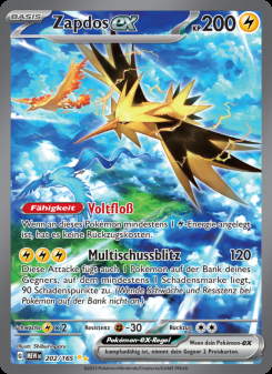 Zapdos-ex 202/165