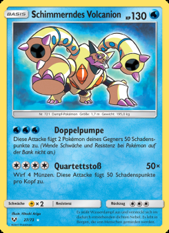 Schimmerndes Volcanion 27/73