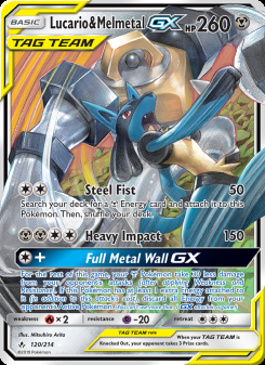 Lucario & Melmetal GX 120/214